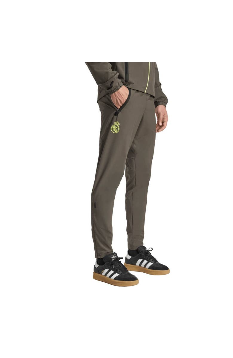 adidas Men's adidas Olive Real Madrid 2025/26 Tiro Vis Tech Travel Pants, Alternate, color, Olive
