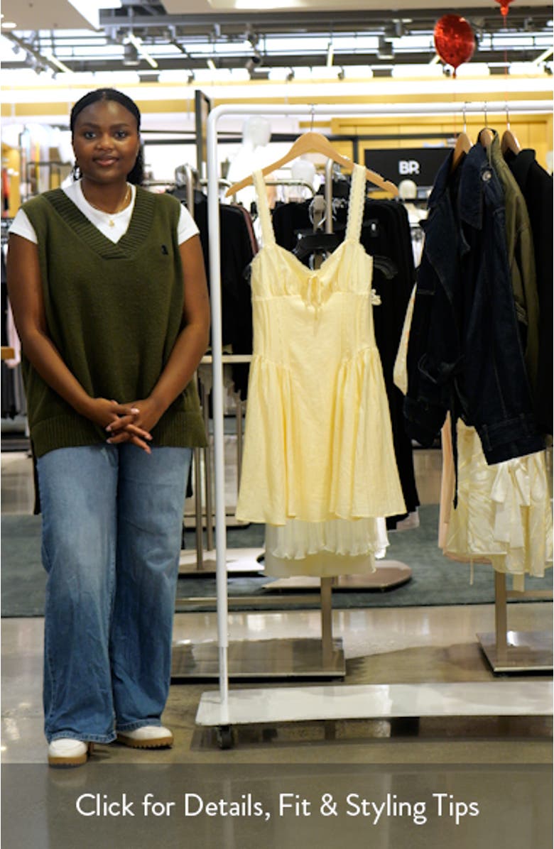 Lace Detail Minidress, sales video thumbnail