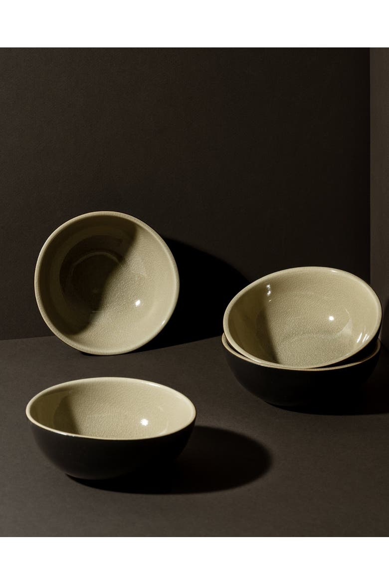 Stoneware Cereal Bowl Dadasi - Set of 4, Alternate, color, Matte White