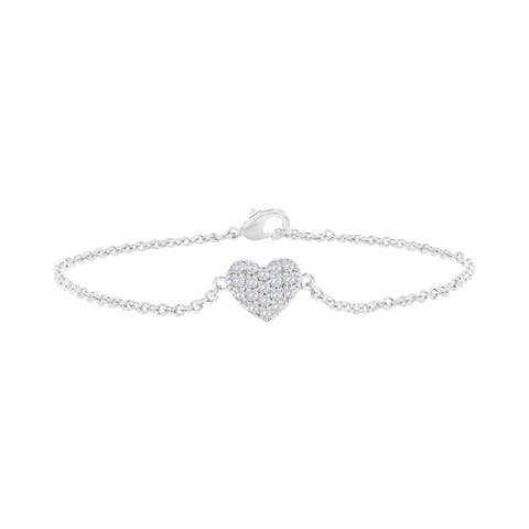 Crystal Heart Bracelet