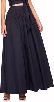 Susana Monaco Cotton Poplin Maxi Skirt