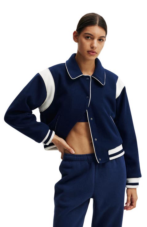 Women's Active On Field Panelled Bomber Jacket