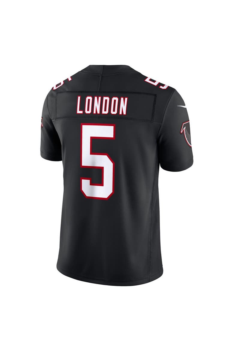 Men's Nike Drake London Black Atlanta Falcons Alternate Throwback Vapor F.U.S.E. Stitched Limited Jersey, Alternate, color, Black