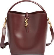 Saint Laurent Le 37 Leather Bucket Bag
