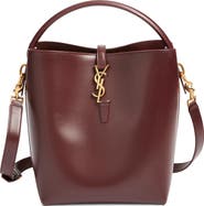 Saint Laurent Le 37 Leather Bucket Bag