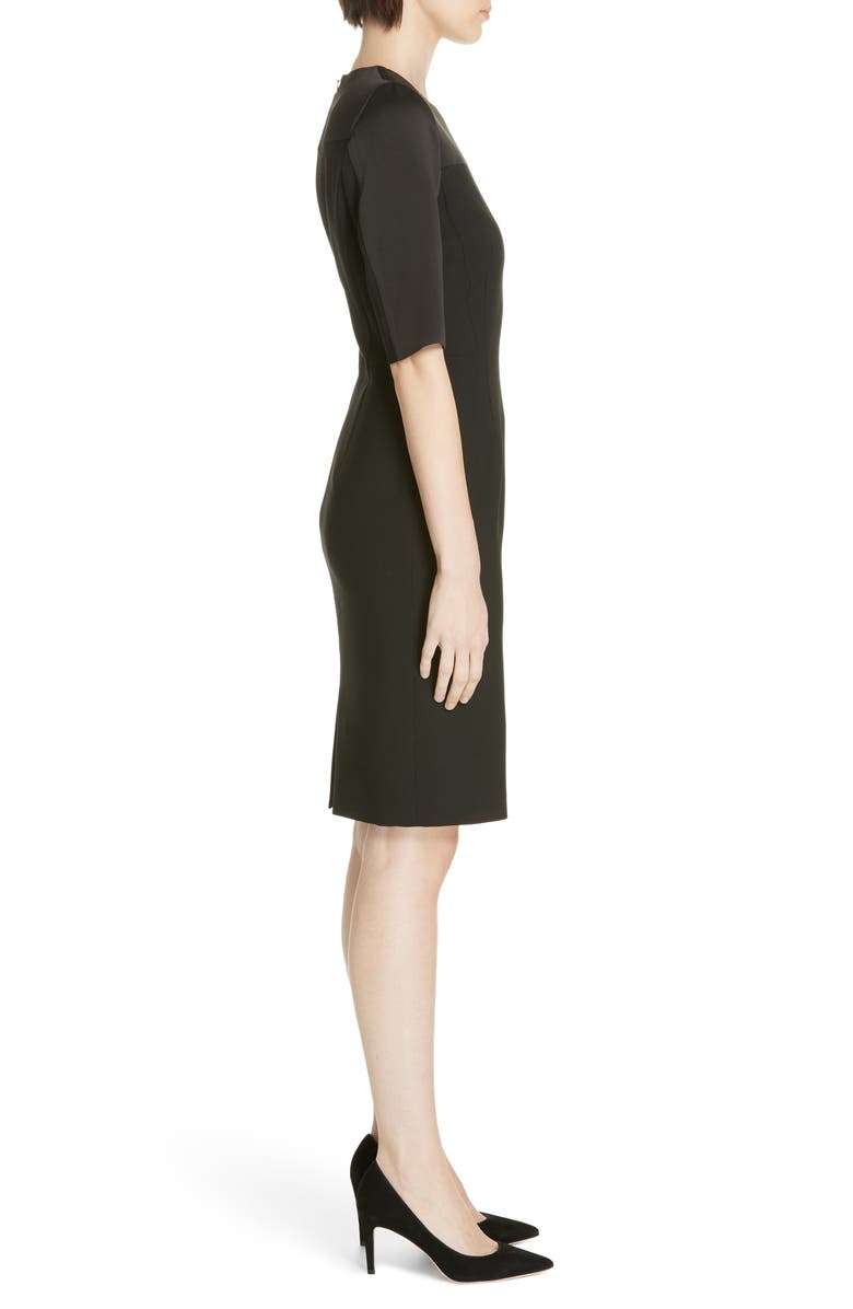 BOSS Danufa Stretch Wool Sheath Dress, Alternate, color, 