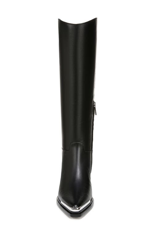 Franco Sarto Billie Knee High Western Boot In Black