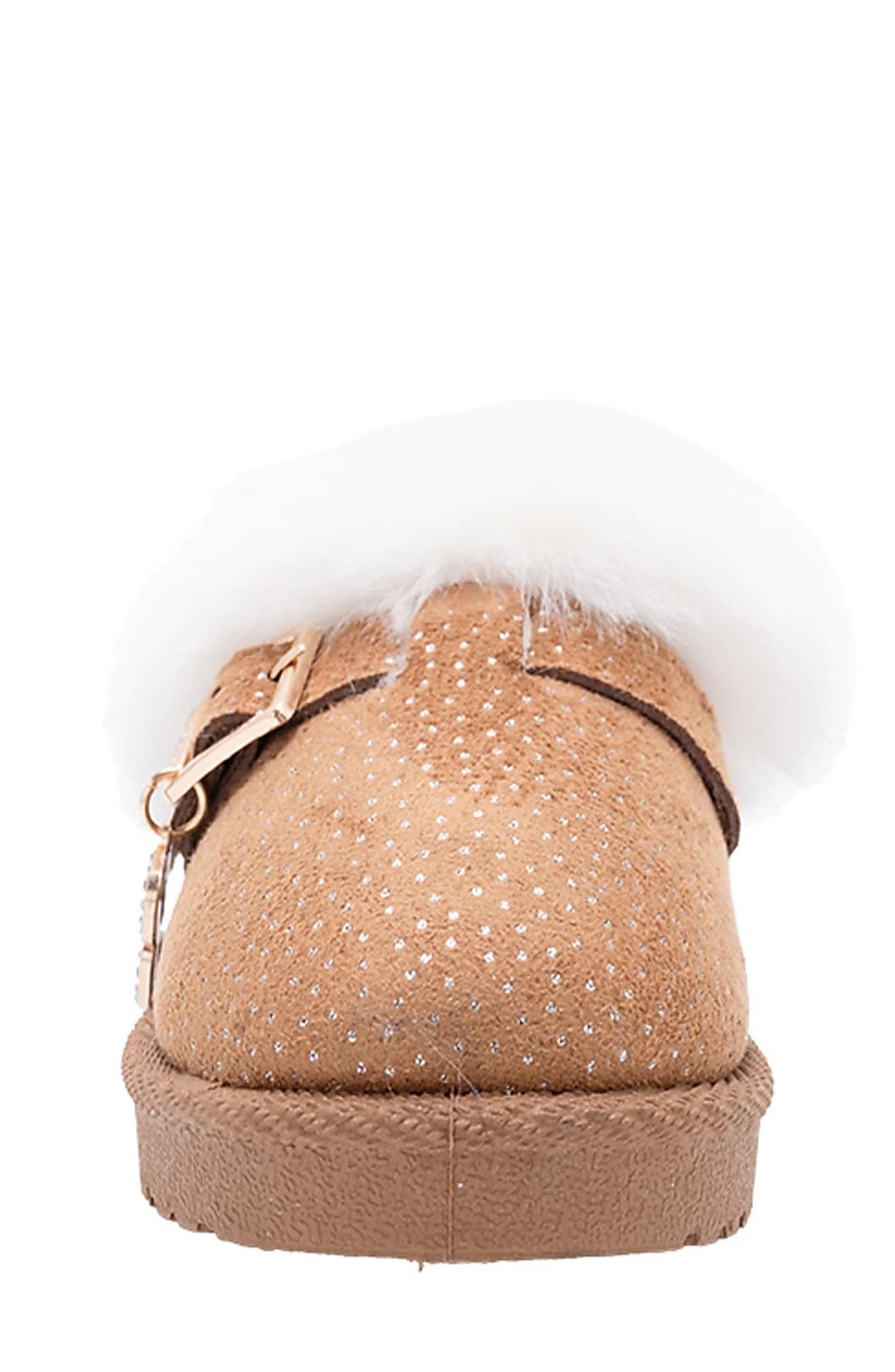 bebe Kids' Faux Shearling Lined Slipper, Alternate, color, 