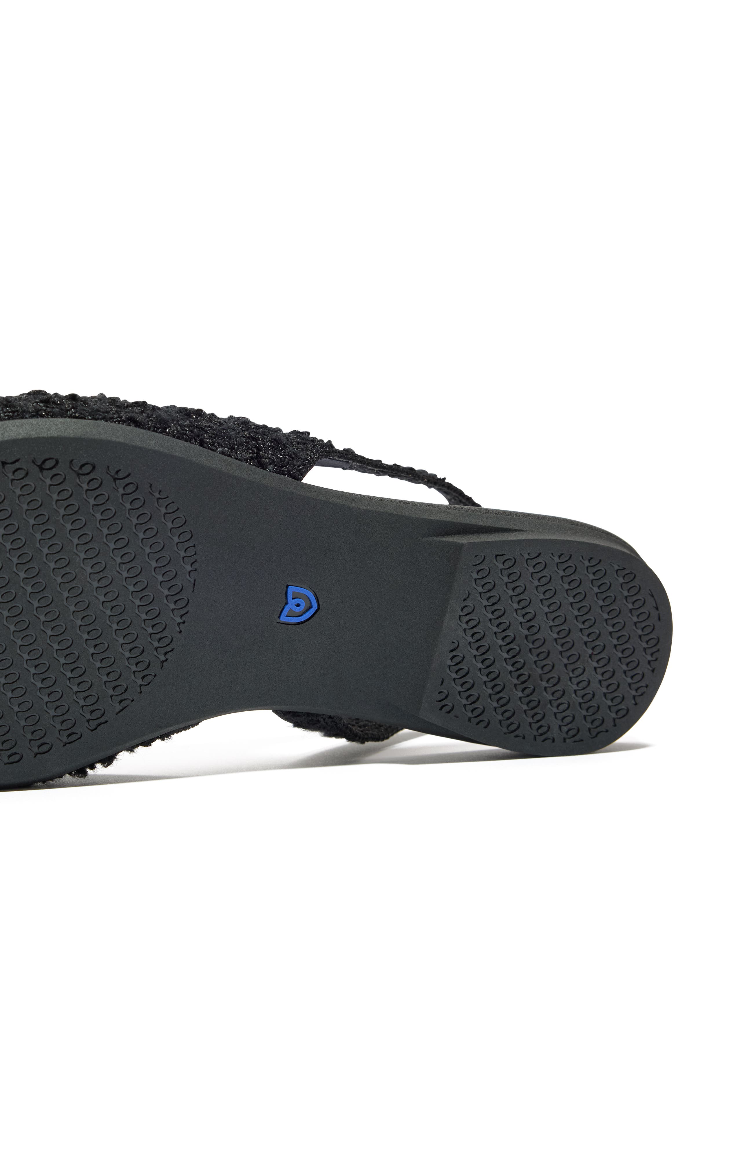 Rothy's The Almond Slingback, Alternate, color, Black Bouclé