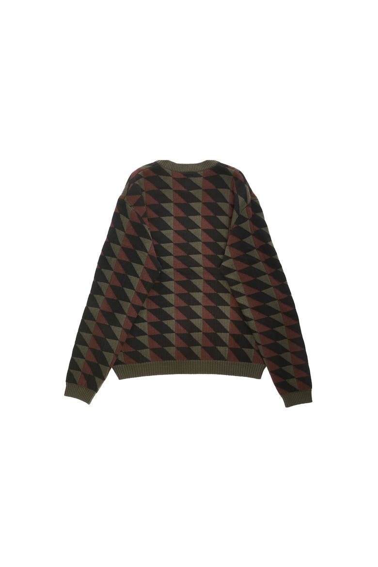 Tessellated Sweater, Alternate, color, Green
