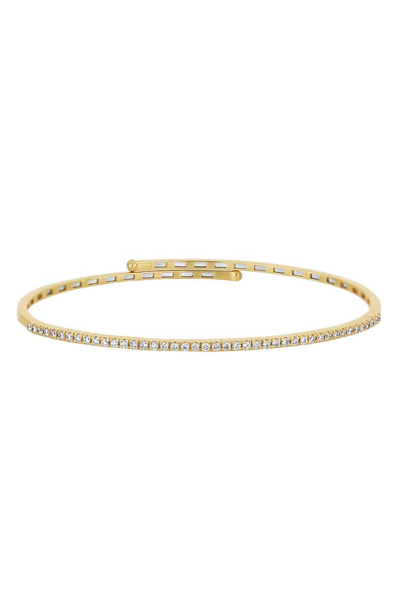 Bony Levy Audrey Diamond Flex Bangle Bracelet, Main, color, 18K Yellow Gold