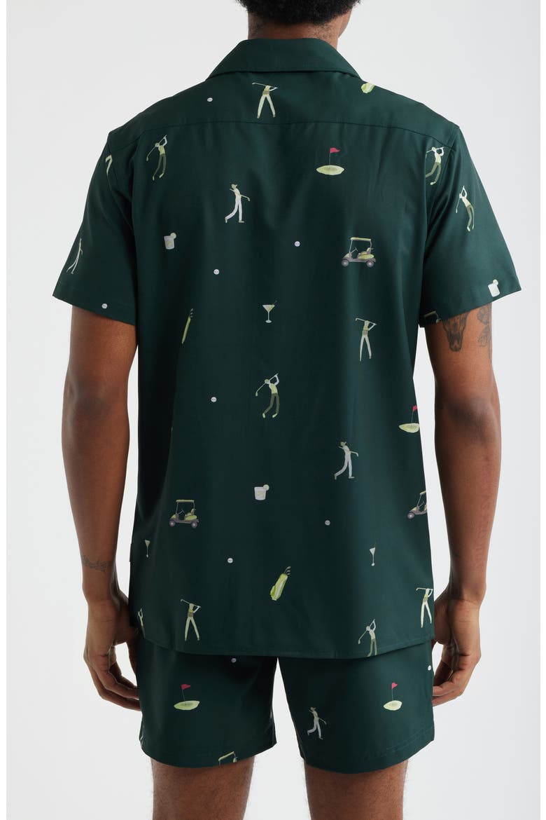 Fun & Games Weekend Camp Shirt, Alternate, color, GREEN