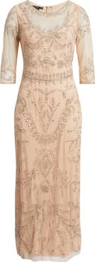 Pisarro Nights Sequin Illusion Gown