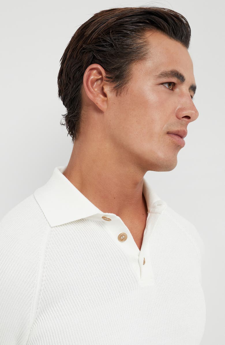 Brunello Cucinelli Polo-style sweater, Alternate, color, 