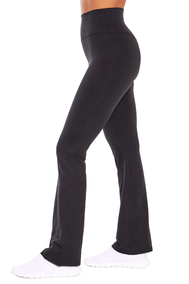 Karma Flare Leggings, Alternate, color, BLACK