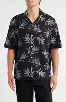 NN07 Ole 5210 Floral Cotton & Lyocell Camp Shirt