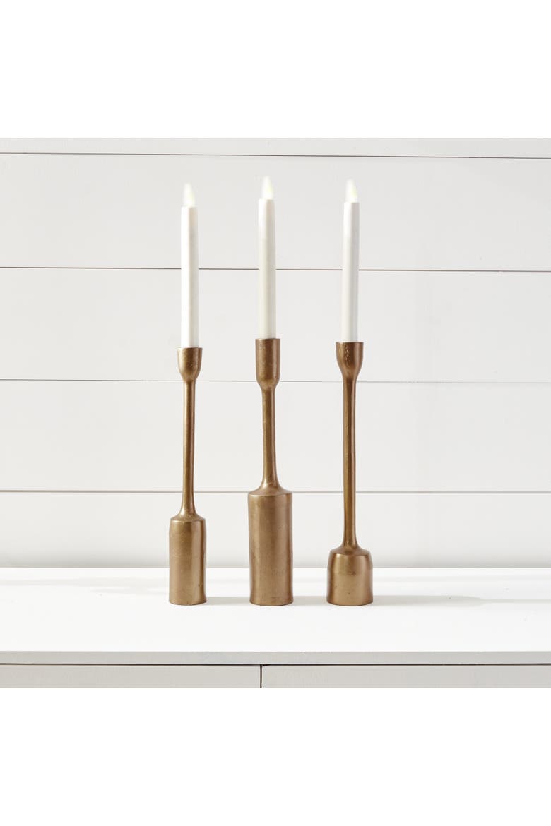 Inge Taper Holders Set Of 3, Alternate, color, Brown