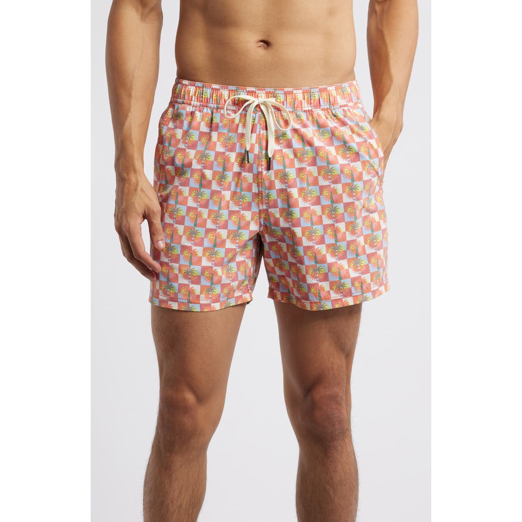 Fair Harbor The Bungalow Water Repellent Swim Trunks In Multi