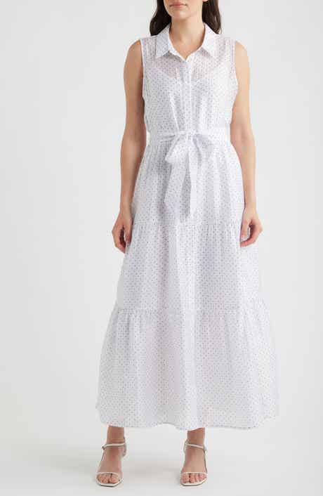 Polka Dot Midi Shirtdress