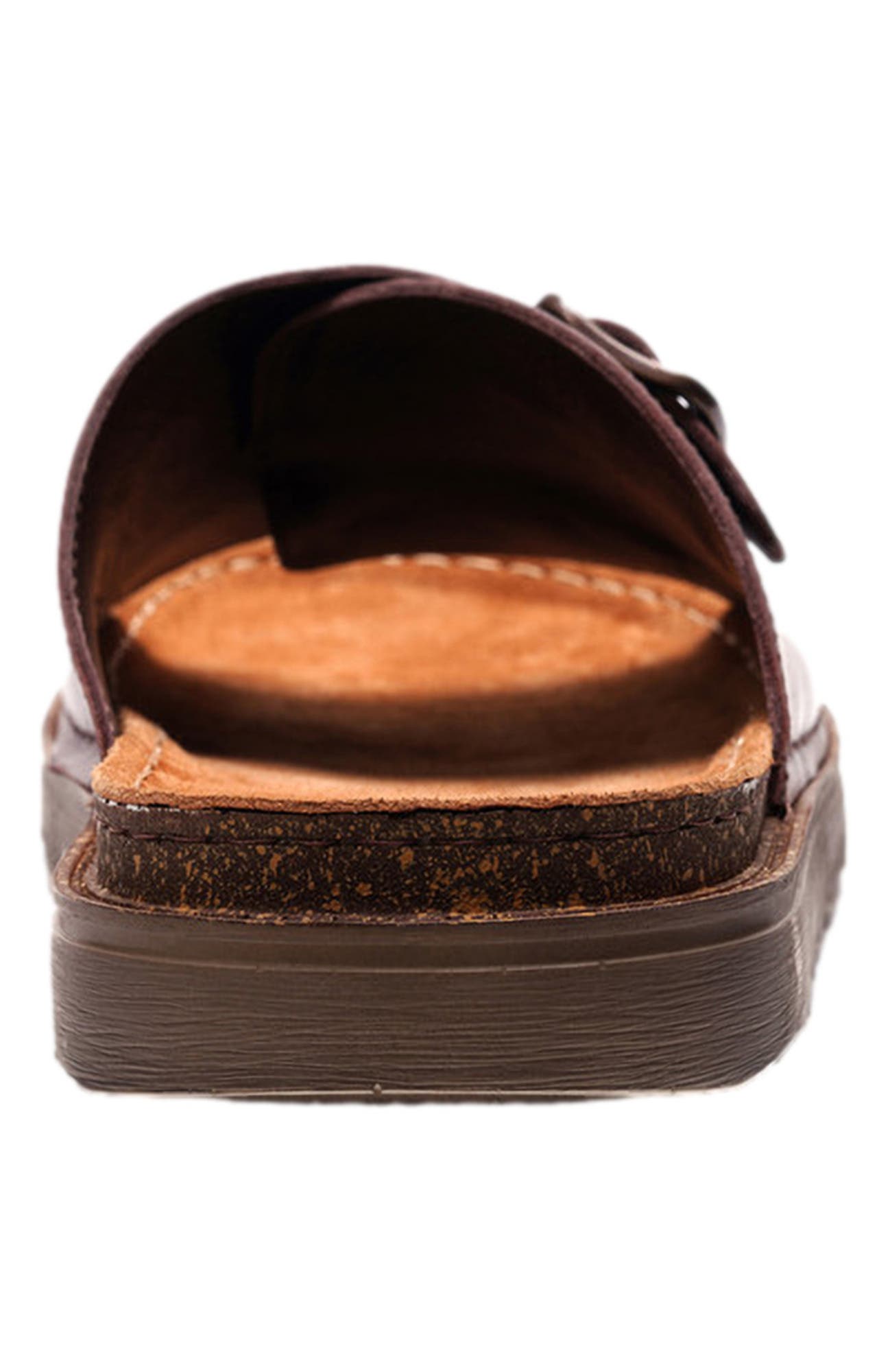 A. Veer Havana Double Strap Sandal, Alternate, color, Brown Leather