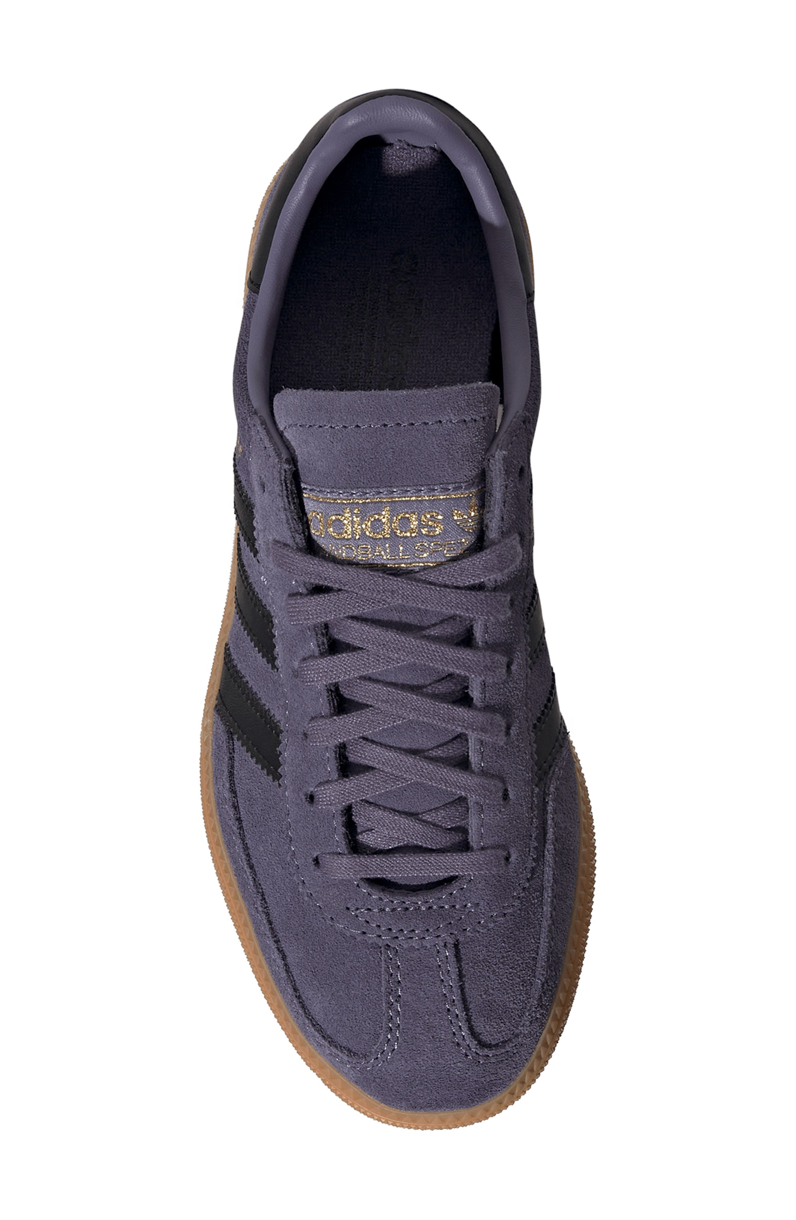 adidas Kids' Handball Spezial Sneaker, Alternate, color, Violet/ Black/ Gum