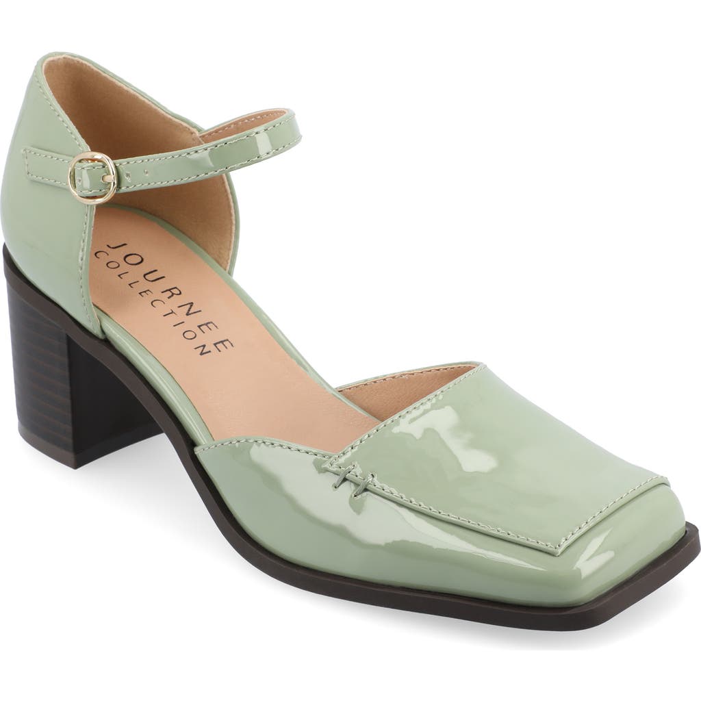 JOURNEE COLLECTION JOURNEE COLLECTION EVANGELINE BLOCK HEEL PUMP