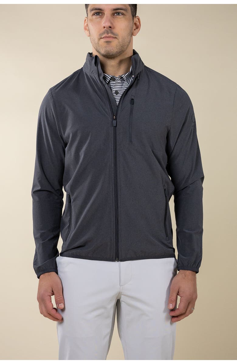 ASHWORTH GOLF AG Packable Jacket, Alternate, color, Asphalt