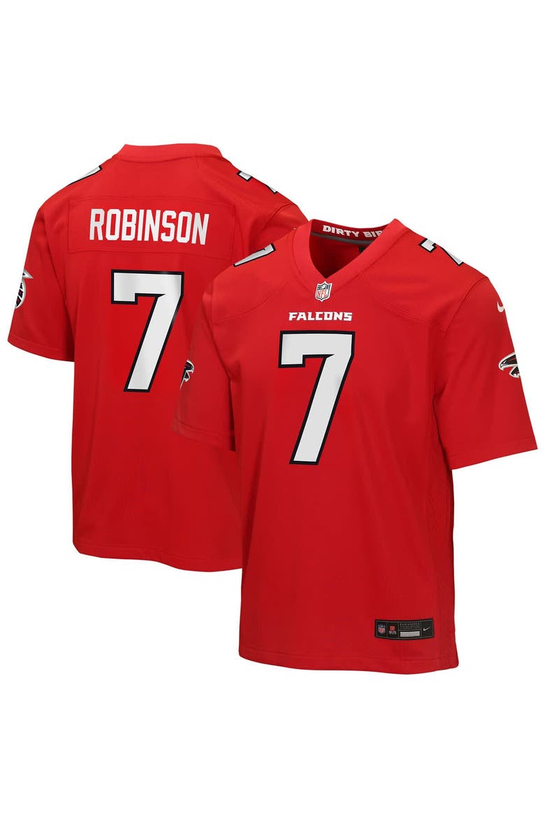 Youth Nike Bijan Robinson Red Atlanta Falcons Game Jersey, Main, color, Red