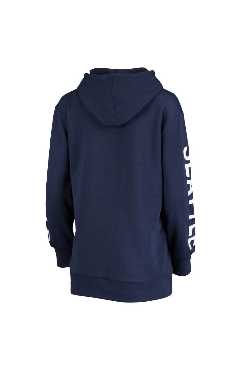 G-III 4HER BY CARL BANKS Women's G-III 4Her by Carl Banks College Navy Seattle Seahawks Extra Point Pullover Hoodie, Alternate, color, Navy