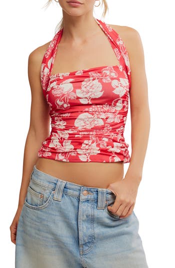 Free People Tommie Floral Tank In Red