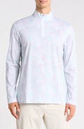 Bugatchi Anthony OoohCotton® Quarter Zip Pullover