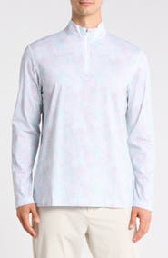Bugatchi Anthony OoohCotton® Quarter Zip Pullover