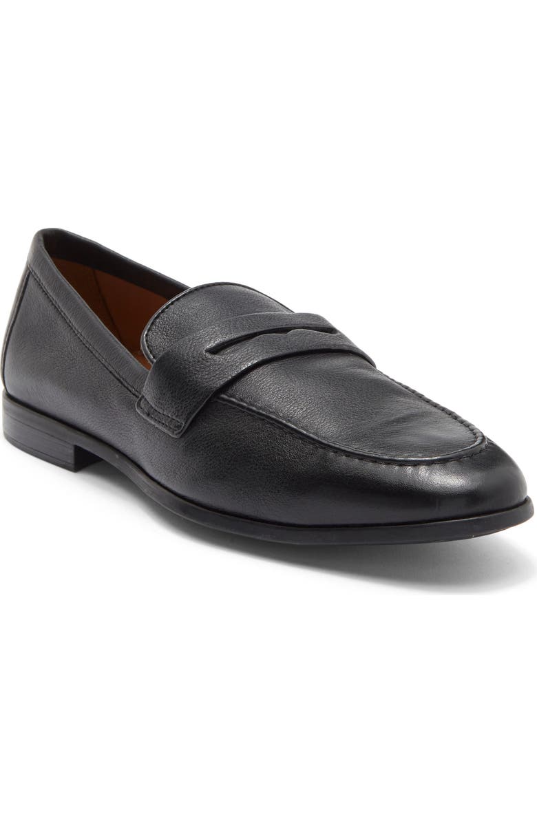Allen Edmonds Murphy Penhy Loafer, Main, color, Black Pebbled Leather