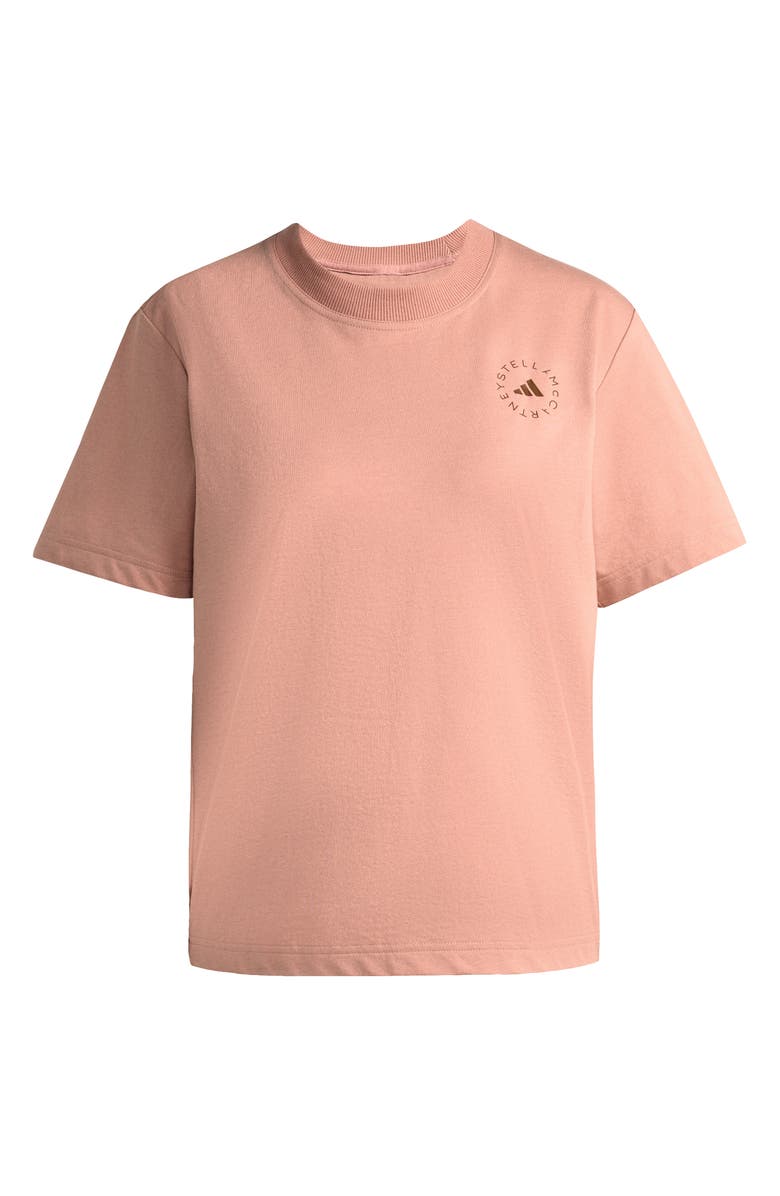 adidas Stella McCartney Short Sleeve T-Shirt, Alternate, color, Light/ Pastel Pink