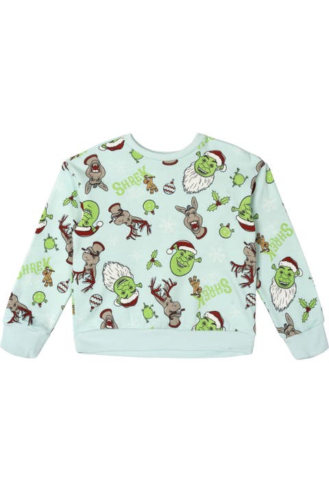 Shrek Holiday Fleece Pullover Sweatshirt