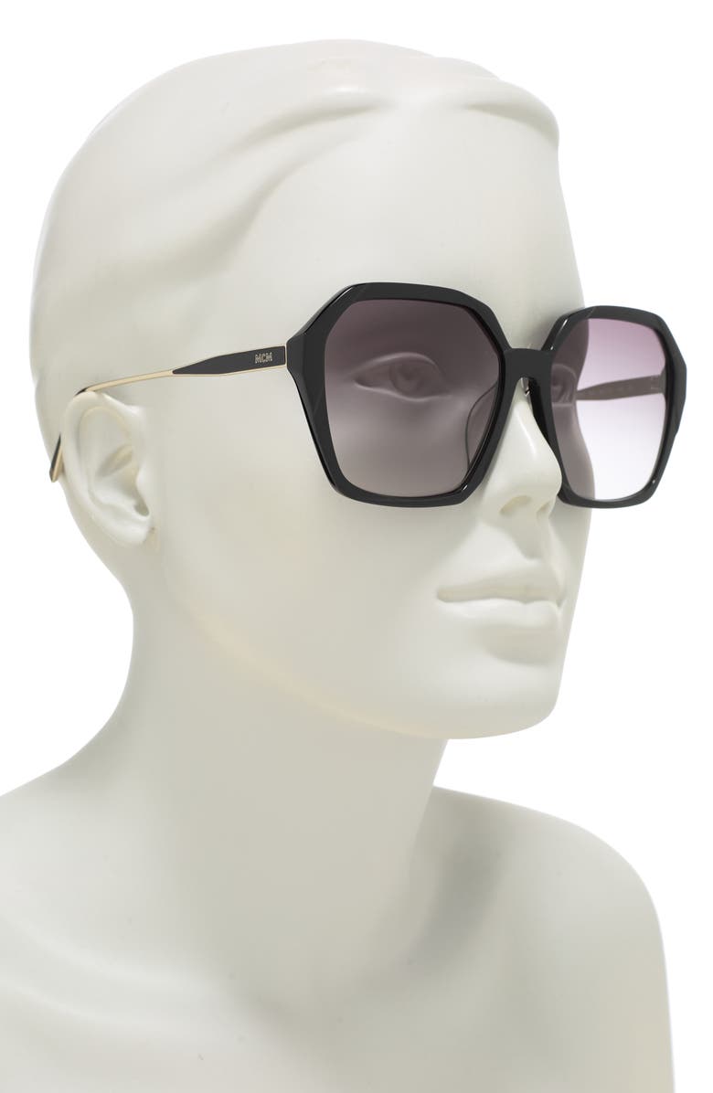 MCM 60mm Geometric Sunglasses, Alternate, color, 