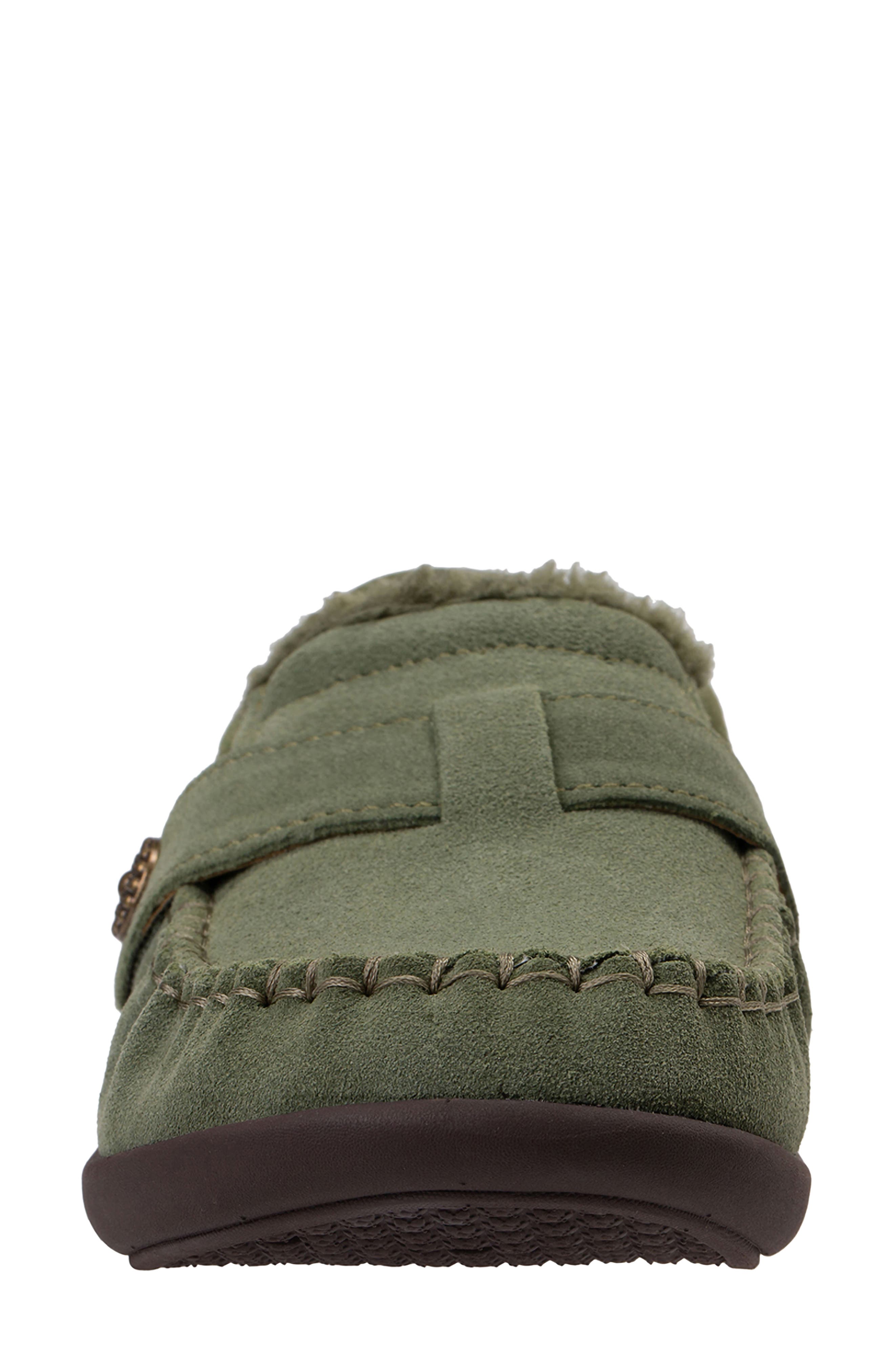 Siesta Splendid Faux Leather Slip-On, Alternate, color, OLIVE