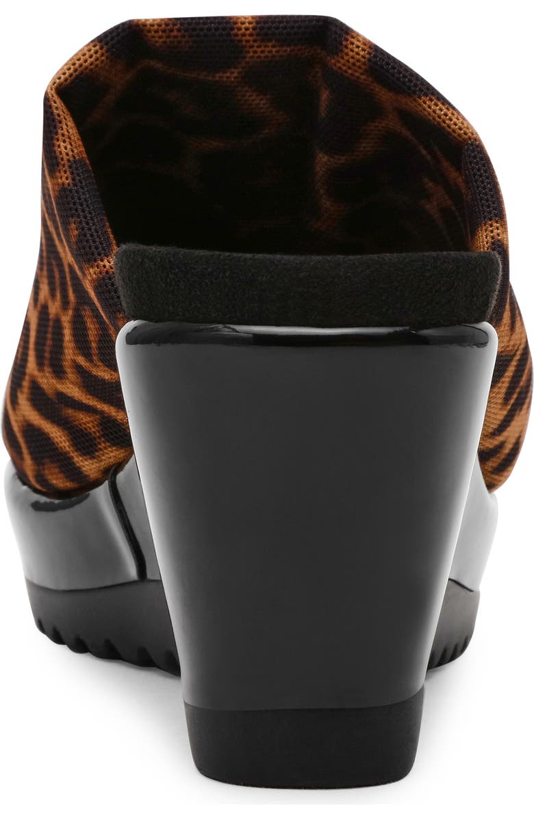 Anne Klein Rellin Wedge Sandal, Alternate, color, Leopard