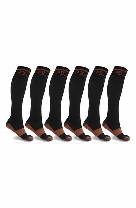 EXTREME FIT Pack of 6 Copper Infused Knee High Socks