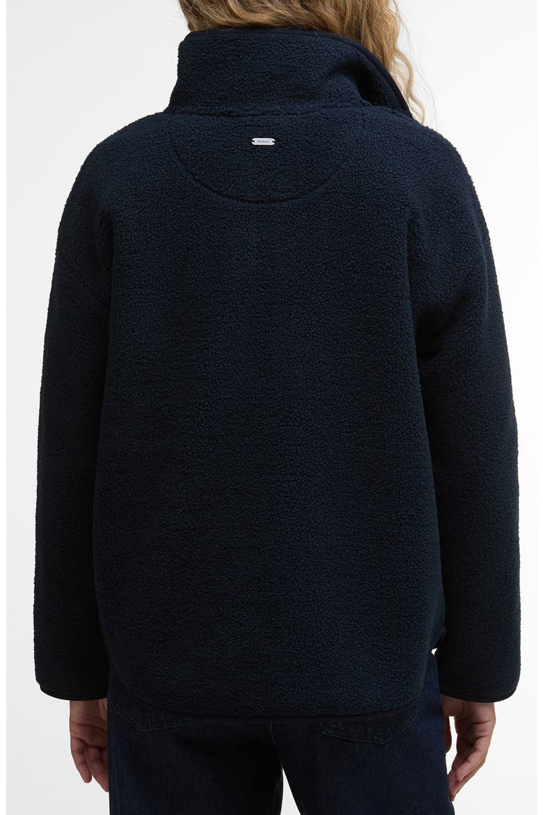 Mersea Fleece Half Zip Sweater, Alternate, color, NAVY