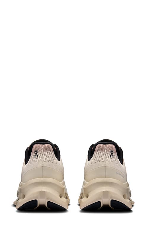 On Cloudtilt Knitted Sneakers In Clove/sand