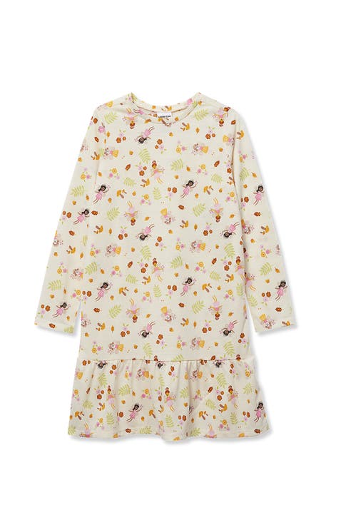 Girls Long Sleeve Jersey Nightgown