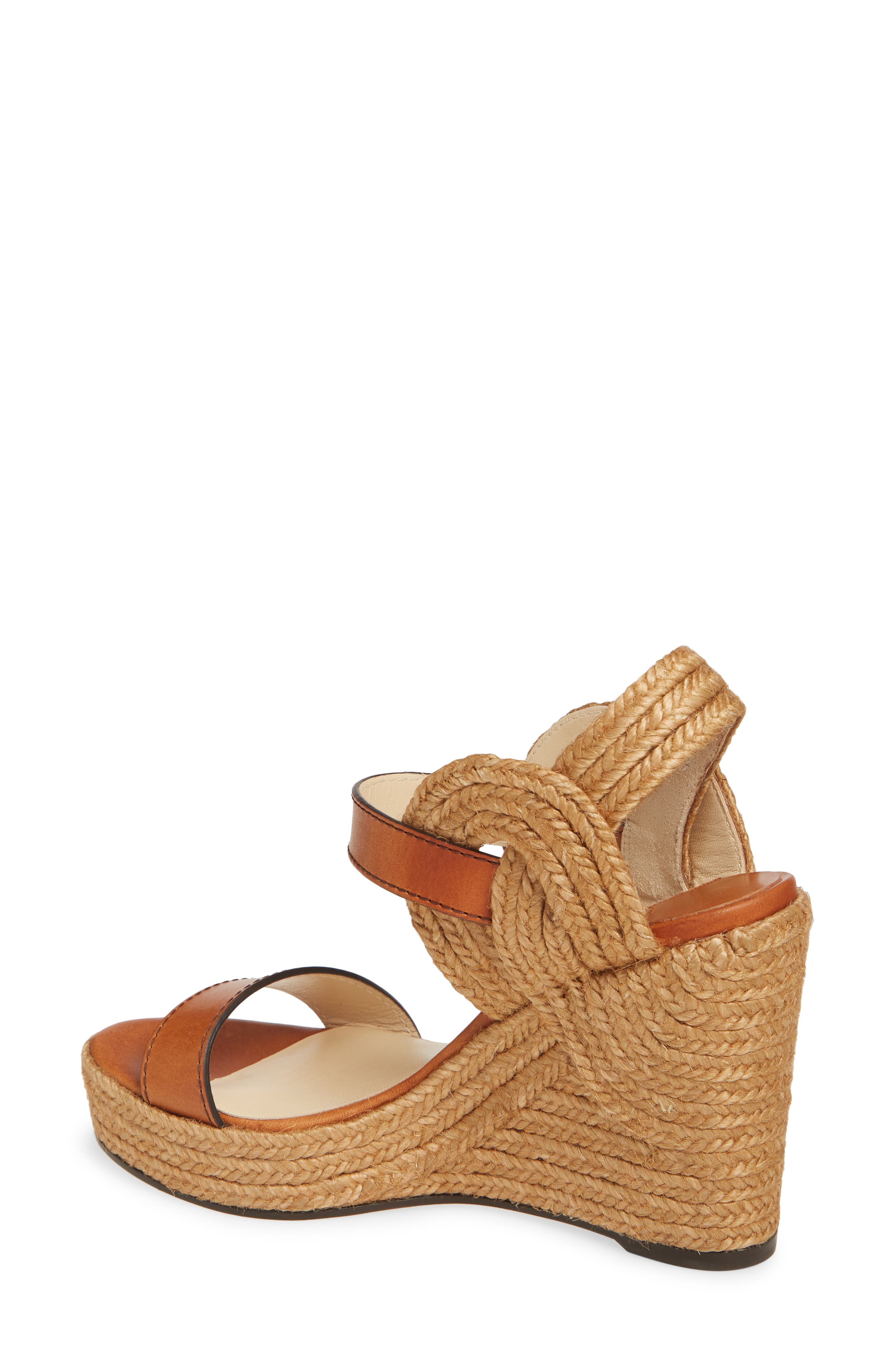 Delphi Braided Wedge Sandal, Alternate, color, CUOIO