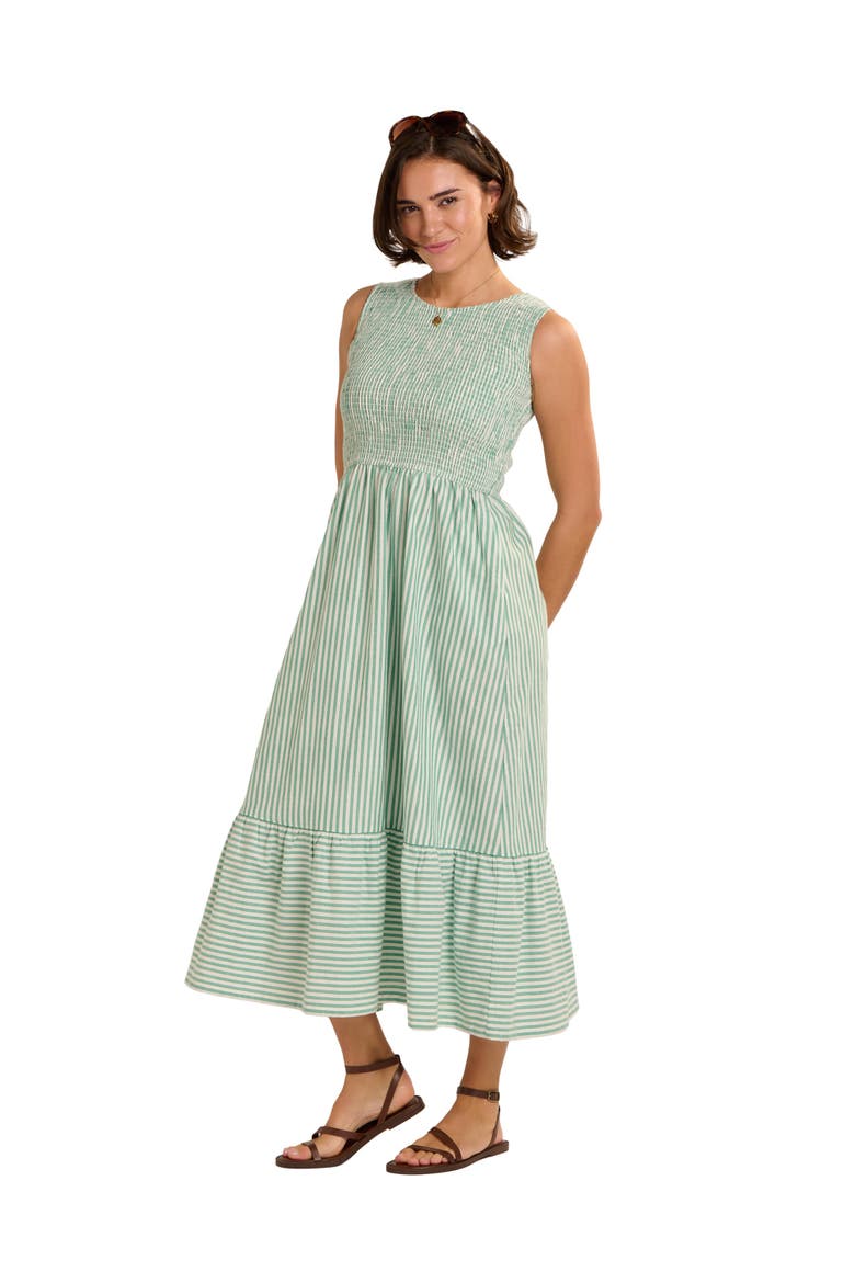 Trinn Bodice Maxi Dress, Main, color, Green