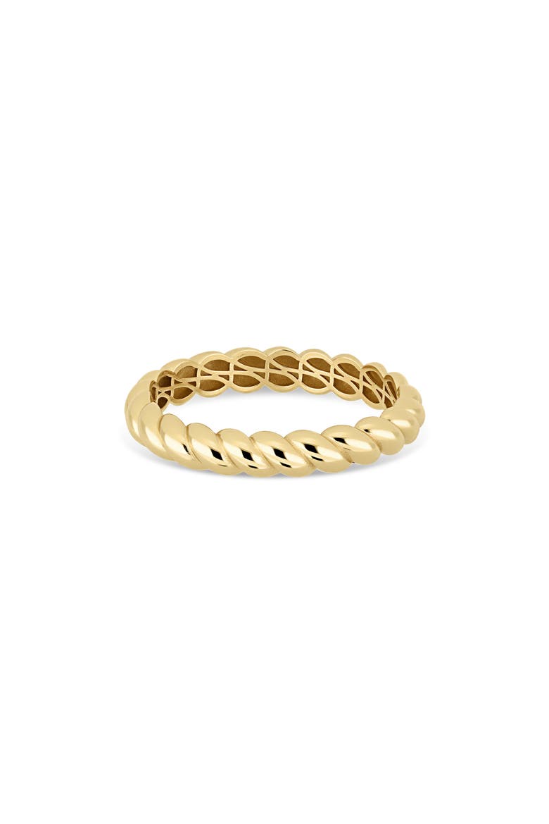 14k Gold Stackable Ring, Alternate, color, 14KY