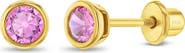 In Season Jewelry Bezel Cubic Zirconia Earrings