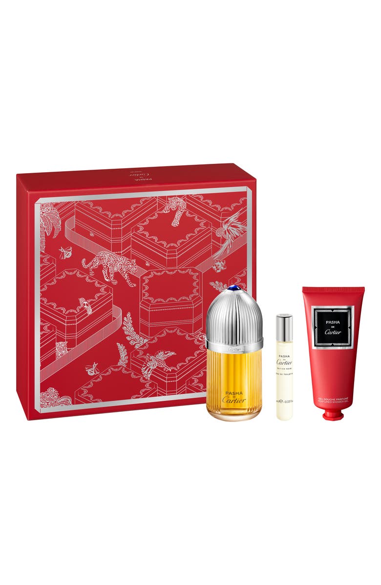 Cartier Pasha de Cartier Parfum 3-Piece Gift Set $184 Value, Main, color, 