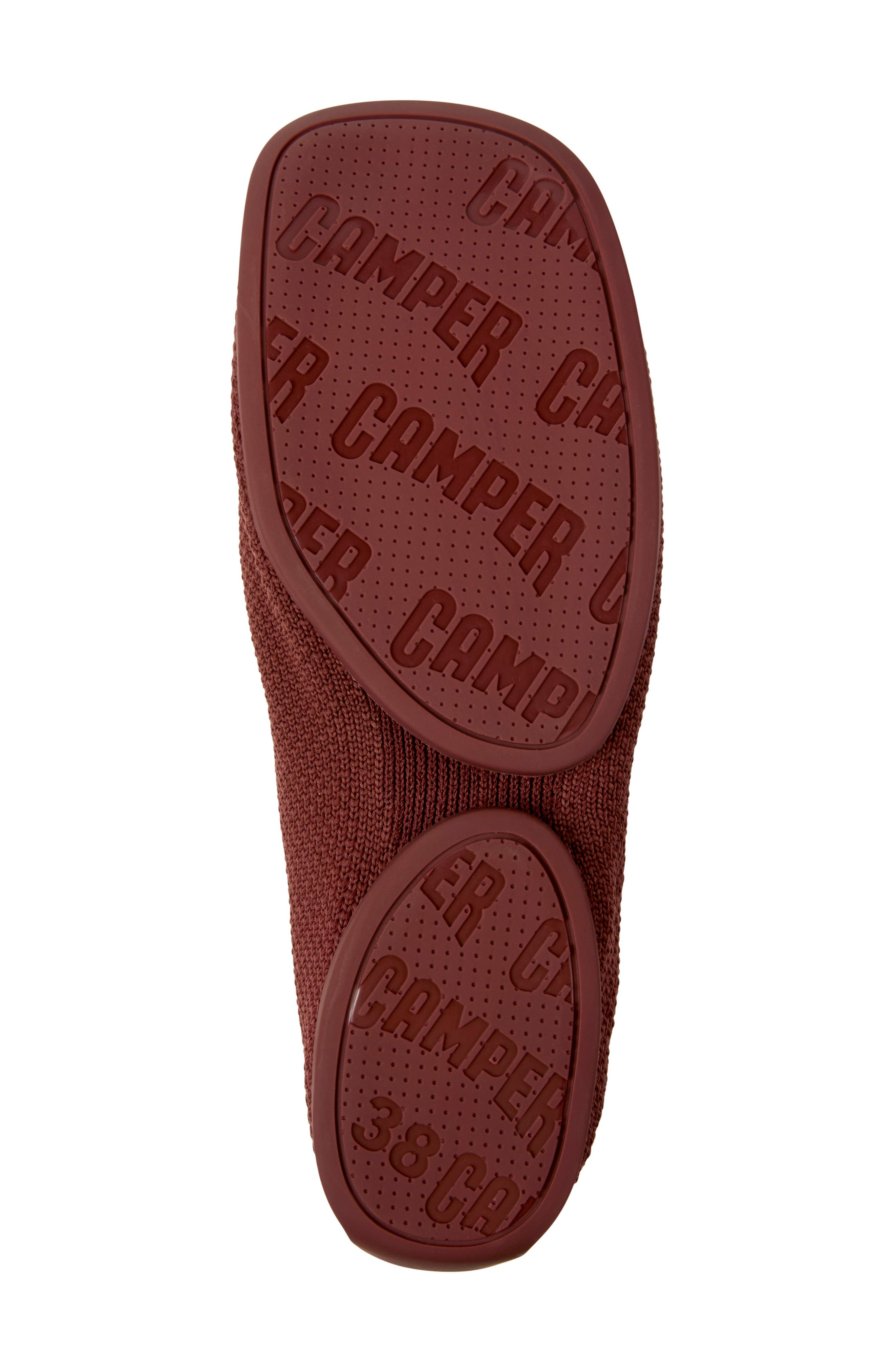 Camper Right Niko Mary Jane Flat, Alternate, color, Burgundy