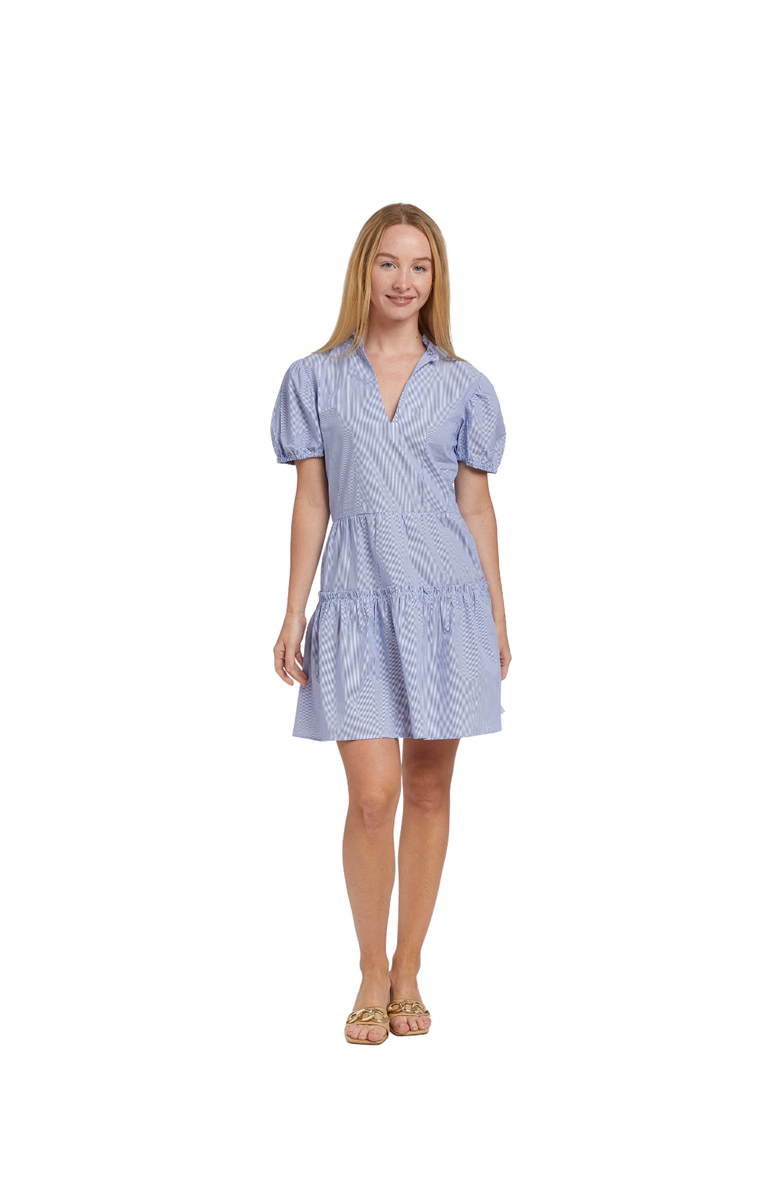 Taylor Tillman Everly Dress, Main, color, Blue Stripe