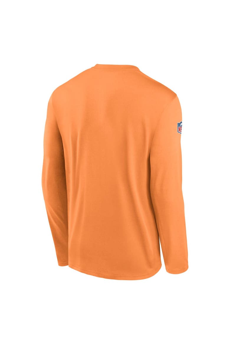 Men's Nike Orange Tampa Bay Buccaneers Legend Small Logo Performance Long Sleeve T-Shirt, Alternate, color, Orange